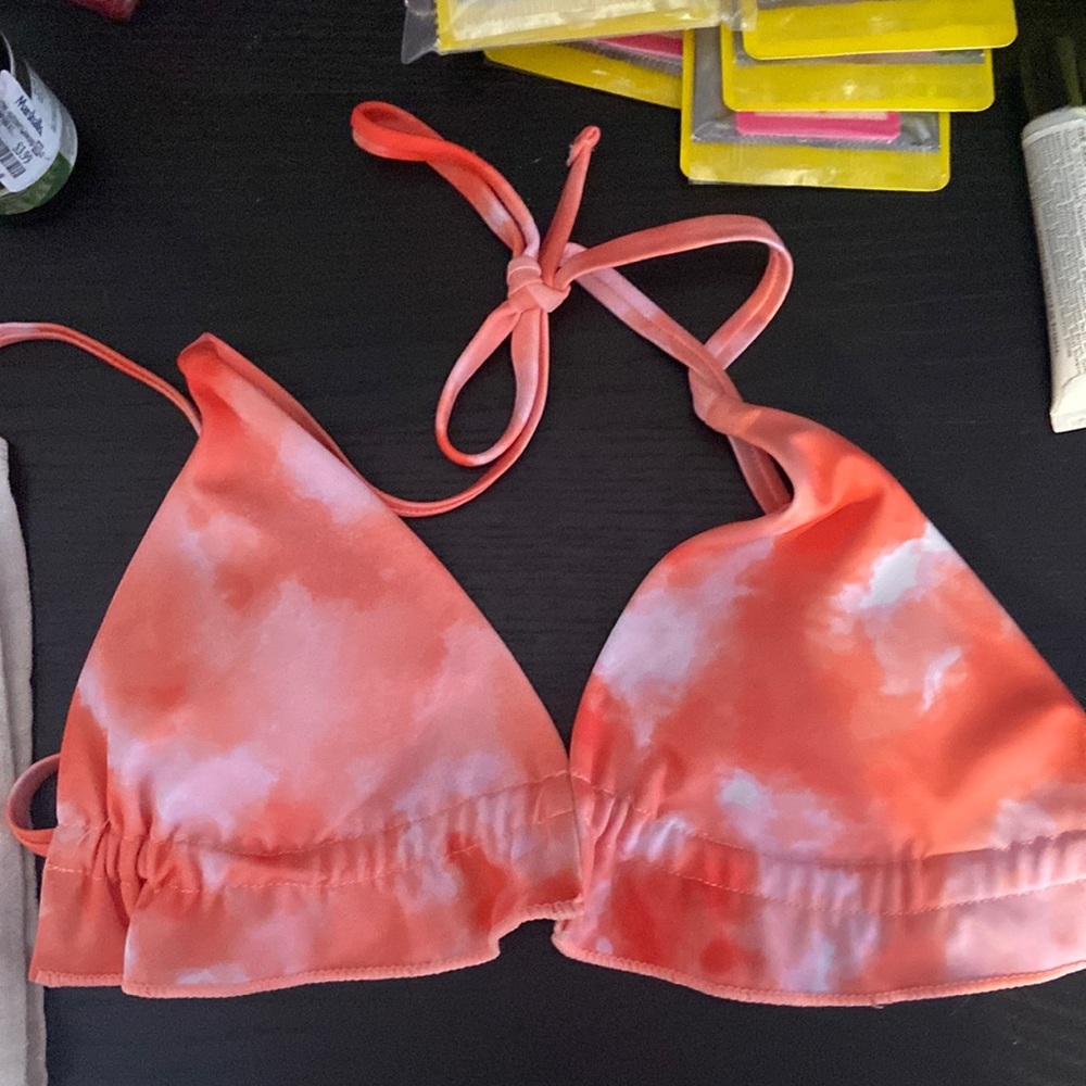 tie dyed bathing suit
